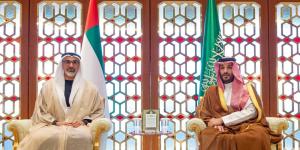 ولي العهد يستعرض مجالات التعاون المشترك مع ولي عهد أبوظبي - شوف 360 الإخباري