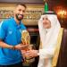 أمير تبوك يستقبل نادي نيوم بمناسبة تتويجه بلقب دوري يلو - شوف 360 الإخباري