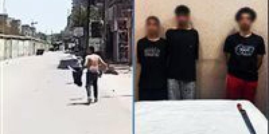تراشق
      بالحجارة
      وضرب
      بالسكاكين..
      مشاجرة
      عنيفة
      بالقليوبية
      بسبب
      «نكتة
      سخيفة» - شوف 360 الإخباري