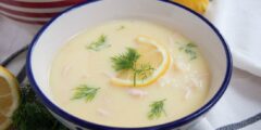 حساء الأفجولومينو اليونانية